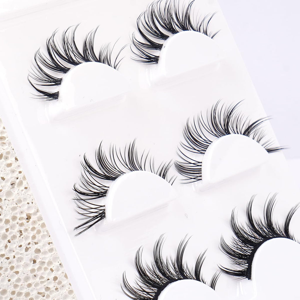 Kumiko Raw Edge Lash Trio (3 Pairs: Fairy, Princess, Starlight)