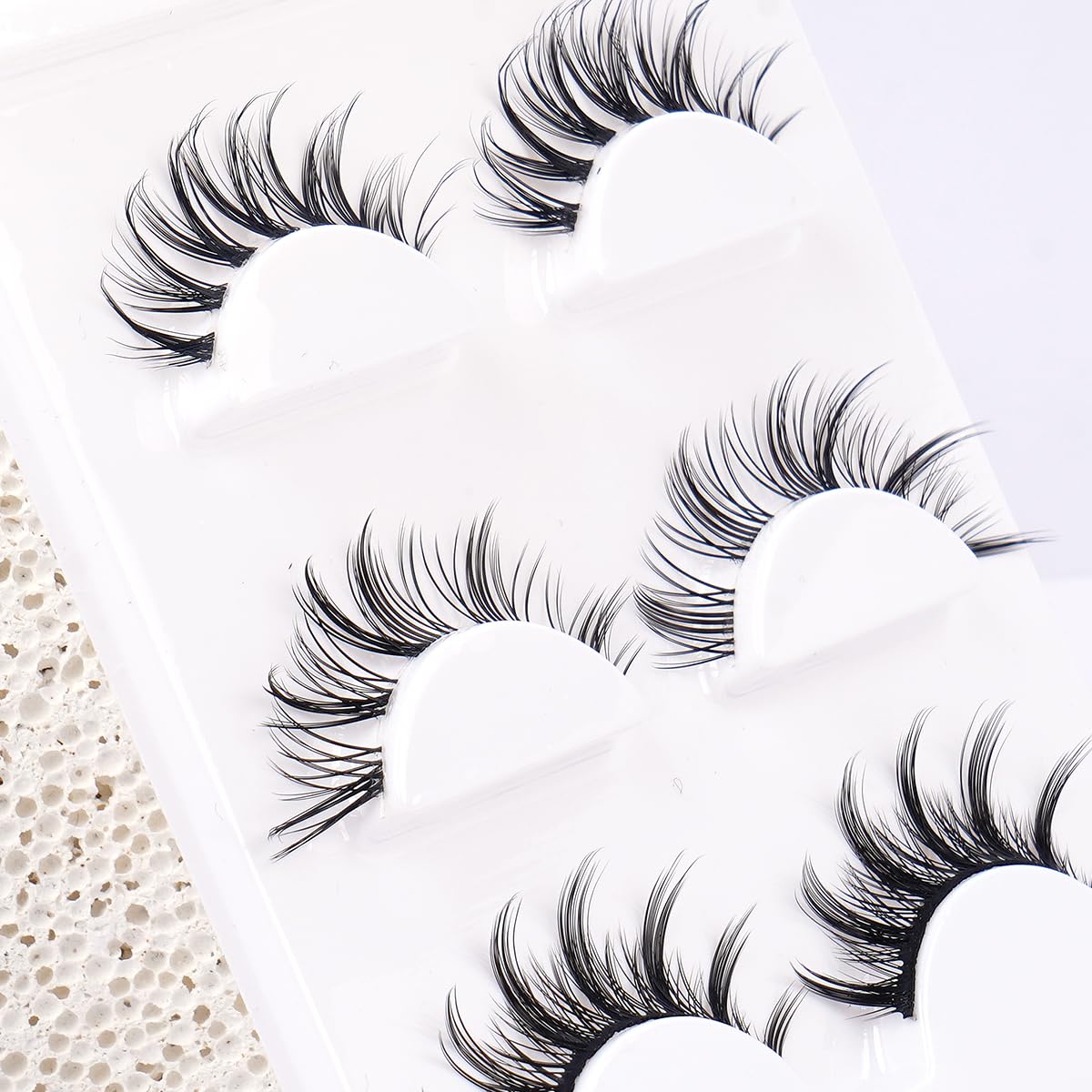 Kumiko Raw Edge Lash Trio (3 Pairs: Fairy, Princess, Starlight)